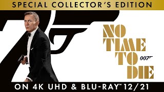 No Time to Die  Bluray 4K UltraHD amp DVD On 1221  Trailer [upl. by Naynek]