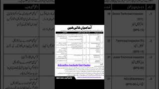 Techanical Jobs 2024 Senier Technition Jobs 2024 MathematicPhysics Jobs 2024 FAMatric Jobs 2024 [upl. by Harihs911]