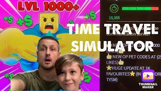 ROBLOX Time Travel Simulator  FIRST TIME PLAYING how do you play this game [upl. by Annawyt86]