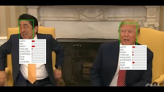 Trump amp PM Shinzo Abe AWKWARD Handshake  AI Emotion Analysis [upl. by Heydon]