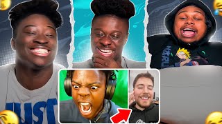 iShowSpeed FACETIMES MRBEAST Reaction [upl. by Valerle]