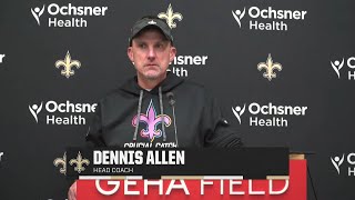 Dennis Allen Recaps Loss to Kansas City  SaintsChiefs Postgame  2024 NFL Week 5 [upl. by Tegdirb]