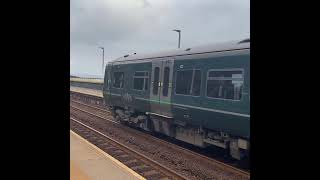 GWR 166214 amp Cross Country Pass At Dawlish Devon [upl. by Refotsirc]