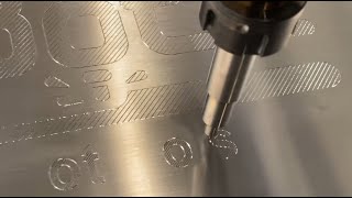 ShopBot Desktop Aluminum Etching with the Diamond Drag Bit [upl. by Yseult122]