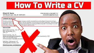 HOW TO WRITE A CV in 2024 SAMPLE CV amp COVER LETTER TEMPLATES FOR JOB APPLICATIONS [upl. by Nebur]