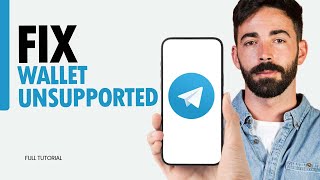 How To Fix Wallet Unsupported On Telegram App 2024 [upl. by Ateuqahs]