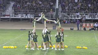 2024 Hilmar Football Cheerleaders at Escalon Game [upl. by Elfrieda]