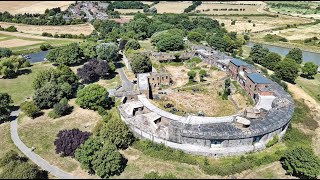 Coalhouse Fort  Look inside  Drone Footage  Free Footage for MOAH Members [upl. by Meekahs493]