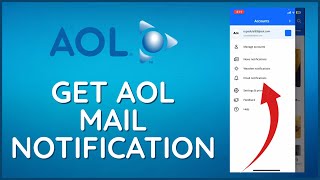 How to Get AOL Mail Notifications on iPhone 2024 [upl. by Yenrab151]