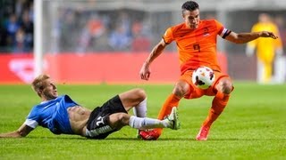 Highlights Estonia  Netherlands 22 WCqualification 06092013 [upl. by Baalman40]