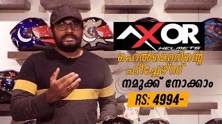 AXOR HELMET FEATURES AND REVIEW BY VIMAL KALLATH MOTO HAWK [upl. by Assek]