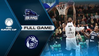 Bakken Bears v TsmokiMinsk  Full Game  FIBA Europe Cup 202122 [upl. by Ahsienak916]