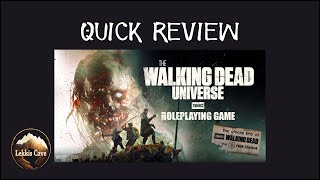 Quick Review  The Walking Dead Universe RPG [upl. by Haydon]