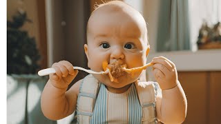 Funny Baby Eating Food Compilation  5minfails [upl. by Lucky]