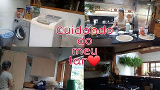 Organizei e limpei a casalimpeza na cozinhacafezinho com pão de queijo [upl. by Phoebe124]