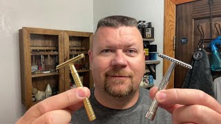 Shield AC Razor vs Blackland Vector Razor  matthewshaves [upl. by Terrye]