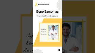 Signs amp Symptoms of Bone Sarcomas Dr Srimanth B S cancer bonecancer limbsalvage medicaltourism [upl. by Lerud]