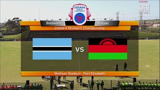 Highlights Cosafa Womens Championships Botswana vs Malawi [upl. by Rastus276]