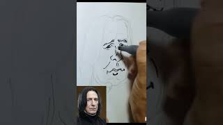 Caricatura de Severus Snape shorts caricaturas [upl. by Retsehc813]