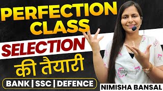 Perfection Class  6th March  Bank Exams  Nimisha Bansal [upl. by Namqul587]