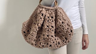 GRANNY SQUARE BAG  FREE CROCHET PATTERN [upl. by Sergeant632]