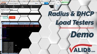 Radius amp DHCP Load Testers  Valid8 Demo [upl. by Yna378]