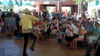 Banuelos Charro Team in Action at the Autry [upl. by Aidile]