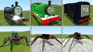 Build a large and massive Thomas Eater team and throw them into acid tanks GMod [upl. by Mamoun86]