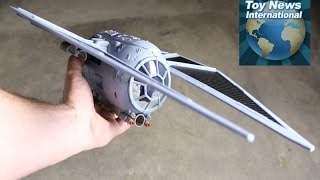 Star Wars Rogue One Hasbro 375quot Imperial Tie Striker Vehicle Review [upl. by Stone]