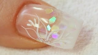 Beginners UV Gel Nail with a Tip and Overlay Tutorial [upl. by Jamila45]