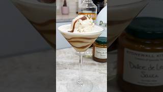 Dulce de Leche Martini cocktail icecream vodka rumchata caramel martini [upl. by Towers]