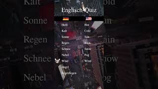 Englisches Wetterquiz [upl. by Asenab111]