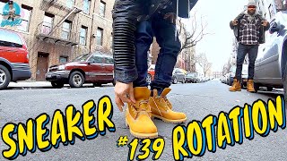 WEEKLY SNEAKER ROTATION 139  FRESH TIMBERLANDS [upl. by Margery758]