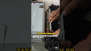 Tata Air Cooler Honey Comb Cleaning 👍 facts cooler aircooler [upl. by Rolfston660]