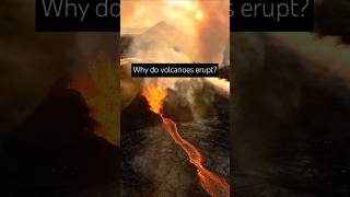 Why do volcanoes erupt Science about volcanoes scienceexplained solardiscoveries facts shorts [upl. by Nawuq]