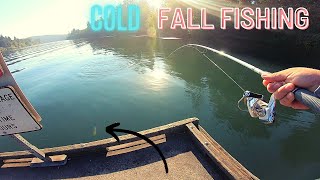 Willamette River Fall Fishing cold temps [upl. by Seys]