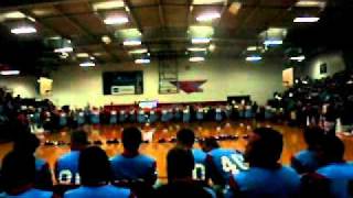 LHS Cheer Sept 11th routine 2011 001AVI [upl. by Aruasi]