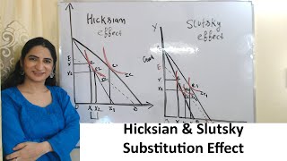 Hicksian amp Slutsky Substitution Effect [upl. by Ahseinet]