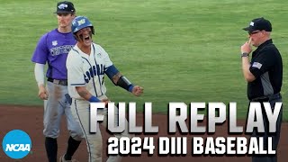 2024 NCAA DIII baseball championship series Game 1  FULL REPLAY [upl. by Allisurd347]