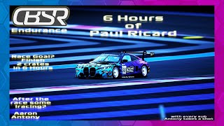 6 HOURS PAUL RICARD  Today we prove DRINKING and SIMRACING goes hand in hand [upl. by Ierbua]