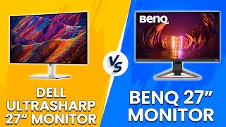 Dell UltraSharp 27 Inch Monitor vs BenQ 27 Inch Monitor  A Monitor Comparison Key Differences [upl. by Damha]