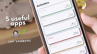 5 useful apps for students ☕️🍎 [upl. by Htrap]