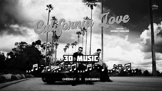 California Love  Cheema Y  Gur sidhu  3D Concert Hall Music [upl. by Nereids532]