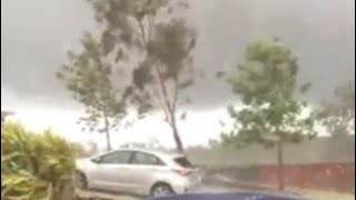 04 most horrific natural disasters ever caught on camera hailstorm weather [upl. by Adnamahs]