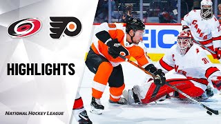 NHL Highlights  Hurricanes  Flyers 3520 [upl. by Paver]