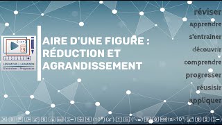 Quatrième  Troisième  calculer une aire par agrandissement ou réduction [upl. by Dewitt]