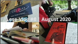 LeseVlog 8  AUGUST 2020  Besondere Buchläden Urlaub SciFi und Mangas [upl. by Eidnyl438]