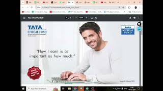 TATA ETHICAL FUND  SHARIA BASED MUTUAL FUNDS  IN HINDI [upl. by Suilenroc745]