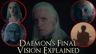 Daemons Final Vision Explained House of the Dragon Season 2 Episode 8 Explained Daemons Vision [upl. by Osmen451]