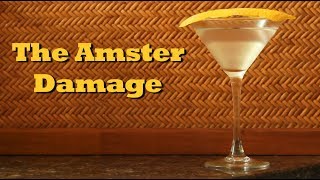 How To Make The Amsterdamage Wet Style Martini Derivative  Drinks Made Easy [upl. by Paddy]